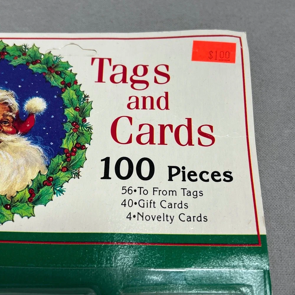 Vintage Eureka Christmas Gift Tags 80s Cards Paper Magic Novelty Ephemera‎ NOS